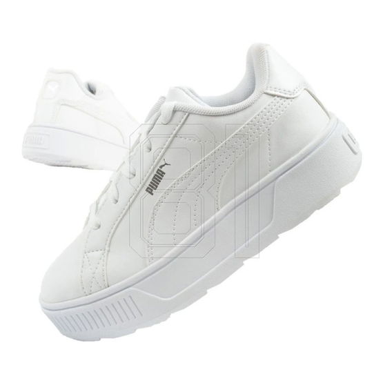Laisvalaikio batai balti odiniai su platforma Puma Karmen Jr (SW1564898)