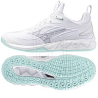 Laisvalaikio batai balti tinklinio treniruotėms su amortizacija Mizuno (SW1564804)