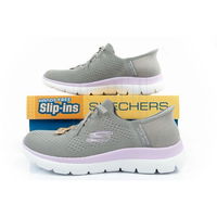 Laisvalaikio batai pilki megzti be raištelių moterims Skechers (SW1564902)