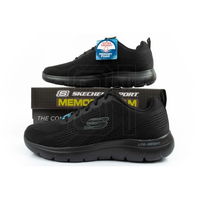 Laisvalaikio batai juodi orui pralaidūs su paminkštintu padu Skechers (SW1564903)