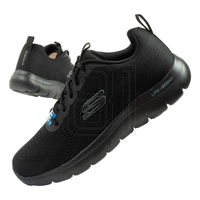 Laisvalaikio batai juodi orui pralaidūs su paminkštintu padu Skechers (SW1564903)