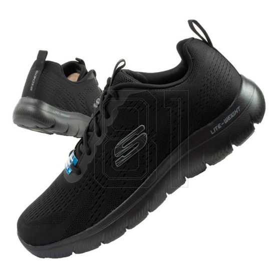 Laisvalaikio batai juodi orui pralaidūs su paminkštintu padu Skechers (SW1564903)