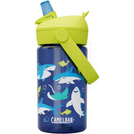 Vaikiška gertuvė su šiaudeliu mėlyna Tritan 400 ml Camelbak