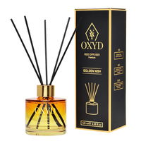 Namų kvapas su lazdelėmis auksinės spalvos 120 ml Oxyd