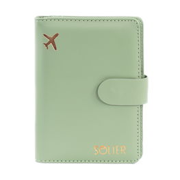 Kelioninė odinė savaitgalio rankinė juoda Solier SL39