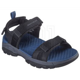 Sandalai vyrams juodi su paminkštinimu žygiams Skechers