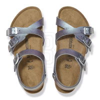Vaikiški violetiniai odiniai sandalai su sagtimis Birkenstock (SW1576429)