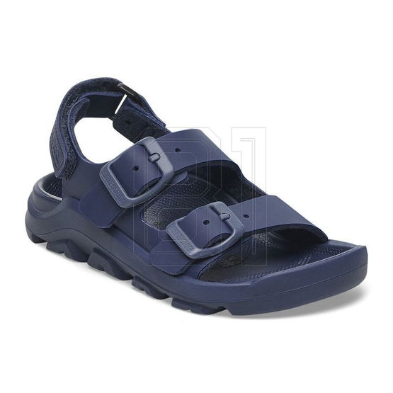 Vaikiški mėlyni sandalai su lipdukais ir dirželiais Birkenstock (SW1576430)
