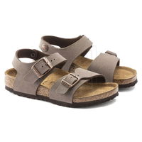 Vaikiški rudi odiniai sandalai su reguliuojamais dirželiais Birkenstock (SW1576432)