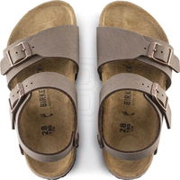 Vaikiški rudi odiniai sandalai su reguliuojamais dirželiais Birkenstock (SW1576432)