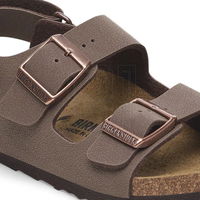 Vaikiškos rudos odinės sandalės su dirželiais Birkenstock (SW1576433)