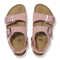 Vaikiškos rožinės odinės basutės su lipdukais Birkenstock (SW1576437)