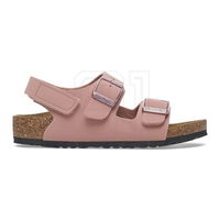 Vaikiškos rožinės odinės basutės su lipdukais Birkenstock (SW1576437)