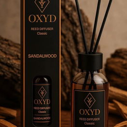 Namų kvapas su sandalmedžiu 120 ml lazdelėmis Oxyd