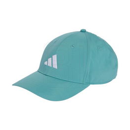 Kepurė su snapeliu mėtine su siuvinėtu logotipu adidas