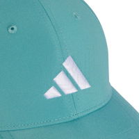 Kepurė su snapeliu mėtine su siuvinėtu logotipu adidas