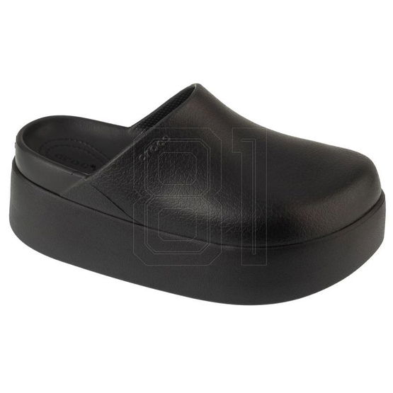 Moteriškos juodos platforminės klumpės kasdienai Crocs (SW1576851)