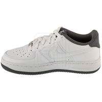 Laisvalaikio batai balti odiniai su juodu padu Nike Air Force 1 (SW1575676)