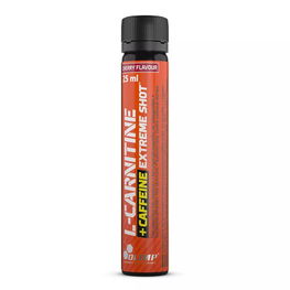 L-karnitino ir kofeino shot gėrimas energijai 10x25 ml Olimp