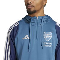 Vyriška mėlyna futbolo treniruočių palaidinė su gobtuvu adidas Arsenal