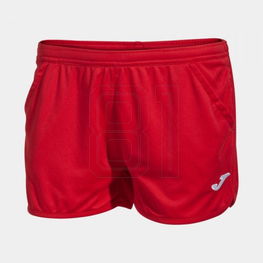 Moteriški raudoni sportiniai šortai treniruotėms Joma