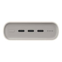 Išorinė baterija smėlio spalvos 20000 mAh su 3 USB-C Samsung