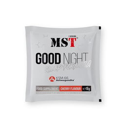 Maisto papildas miegui vyšnių skonio su ashwagandha MST 5x16 g