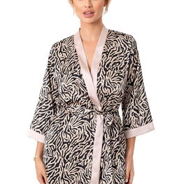 🧩 **Sugeneruotas pavadinimas:** Moteriškas satininis chalatas su gyvūnų raštais Donna ✔ Prasideda tipu (chalatas“) ✔ Įtraukta spalva / funkcija / savybė (satininis“, su gyvūnų raštais