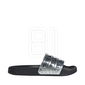 Vyriškos juodos šlepetės dušui su sidabrine juosta adidas (SW1587085)