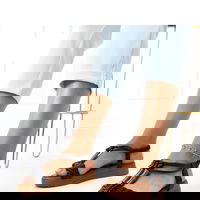Moteriškos juodos odinės basutės su pynimu PRIMO (LKK215596)