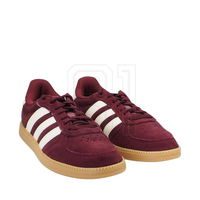 Laisvalaikio batai bordo spalvos zomšiniai su guma moterims adidas (SW1587745)