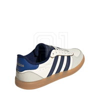 Laisvalaikio batai balti su mėlynais akcentais odiniai patogiam vaikščiojimui adidas (SW1587763)