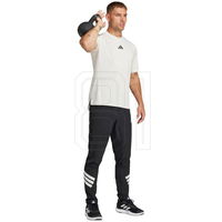 Sportinės kelnės juodos su užtrauktuku treniruotėms adidas