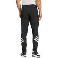 Sportinės kelnės juodos su užtrauktuku treniruotėms adidas