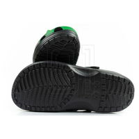 Guminės šlepetės vaikams žaliai juodos su Minecraft motyvais Crocs (SW1588132)