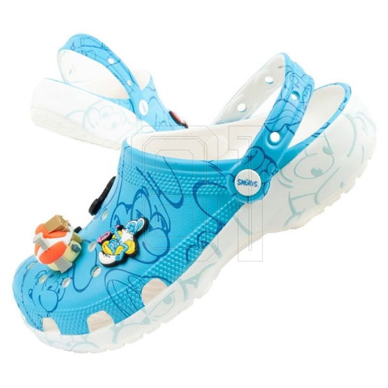 Guminės šlepetės vaikams mėlynos su Smurfais Crocs (SW1588131)