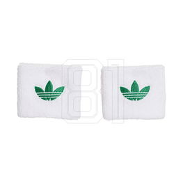 Riešinės baltos medvilninės sportui su logotipu adidas