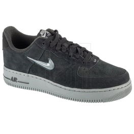Laisvalaikio batai juodi zomšiniai su amortizacija Nike Air Force 1