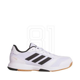 Laisvalaikio batai balti kvėpuojantys sportui patalpose adidas Ligra 8
