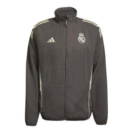 Striukė tamsiai pilka su užtrauktuku Real Madrid adidas