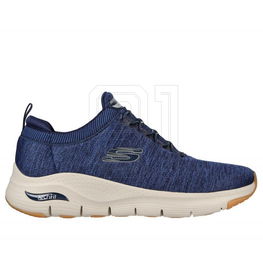 Laisvalaikio batai mėlyni su paminkštintu vidpadžiu Skechers Arch Fit