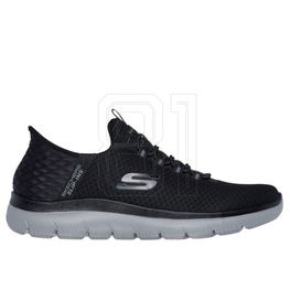 Laisvalaikio batai juodi orui pralaidūs su paminkštintu padu Skechers