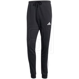 Sportinės kelnės juodos medvilninės su juostelėmis kasdienai adidas