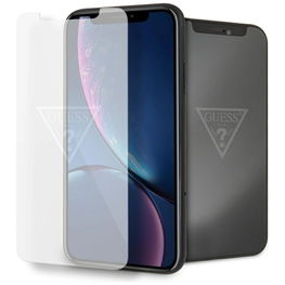 Grūdintas stiklas telefonui skaidrus nuo smūgių iPhone Xr Guess
