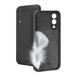 Dėklas telefonui juodas plonas silikoninis Samsung Galaxy S25 Edge SBS
