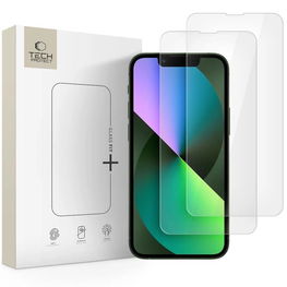 Grūdintas stiklas skaidrus iPhone 13 mini ekranui 2 vnt. Tech-Protect
