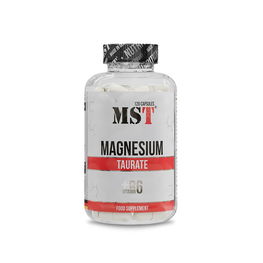 Magnio tauratas su vitaminu B6 nervų sistemai, 120 kapsulių, MST