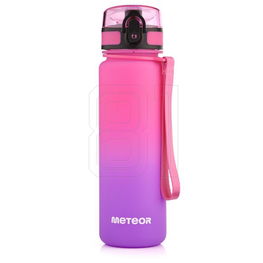 Gertuvė rožinė–violetinė 500 ml su dirželiu Meteor