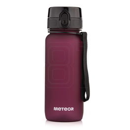 Gertuvė bordo spalvos su dirželiu 650 ml kasdienai Meteor
