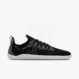 Laisvalaikio batai juodi megzti kvėpuojantys su plonu padu Vivobarefoot